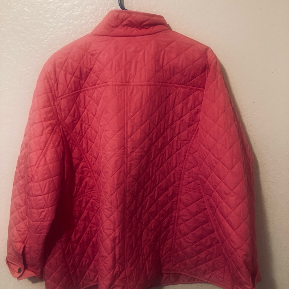 Talbots Coral Quilted Puffer Jacket - Picture 2 of 4